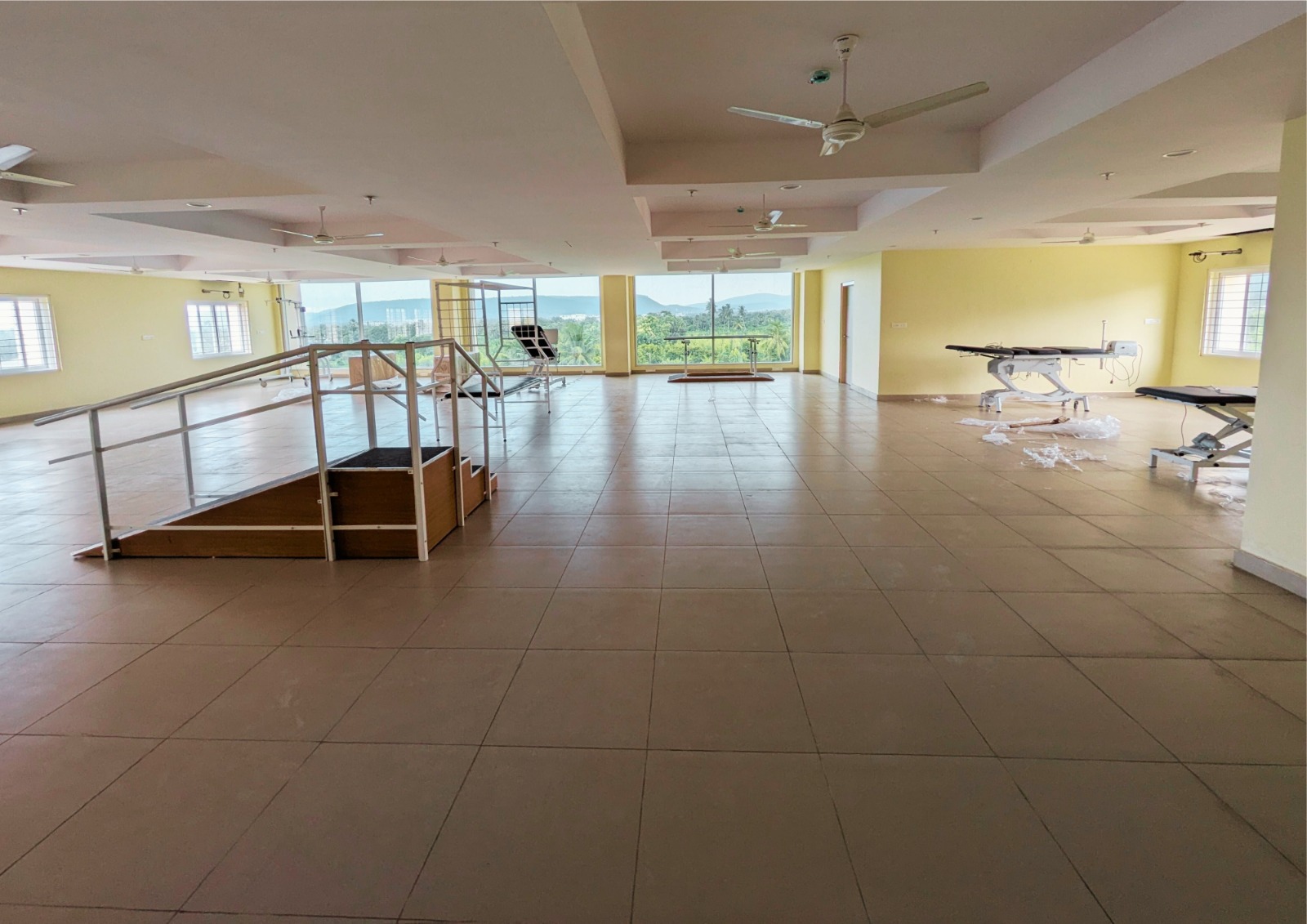 A view from one of the facility balconies.