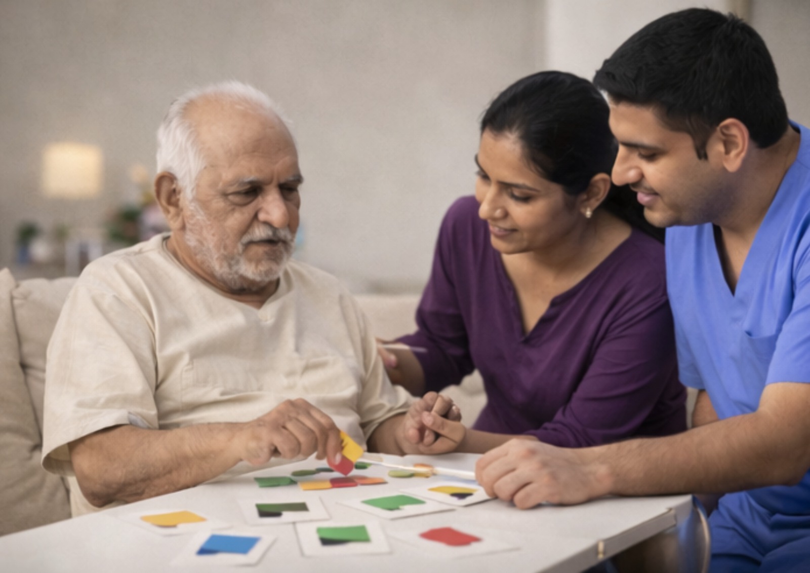A human brain model.